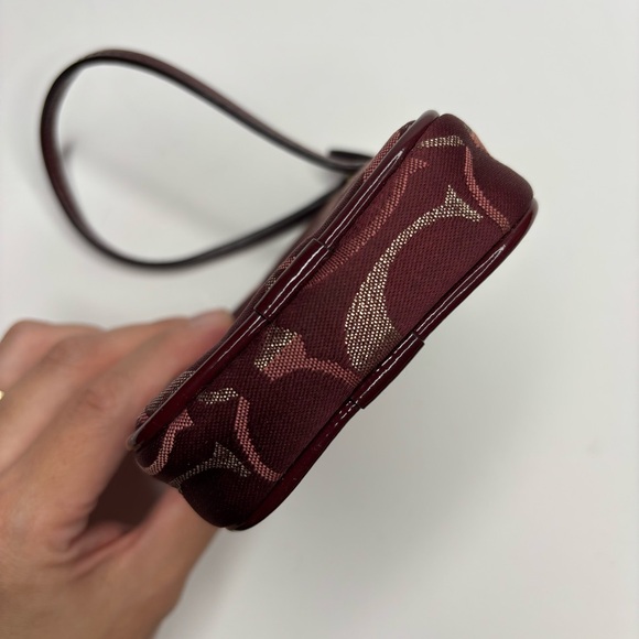 Coach Mini Monogram Wristlet - Picture 7 of 10